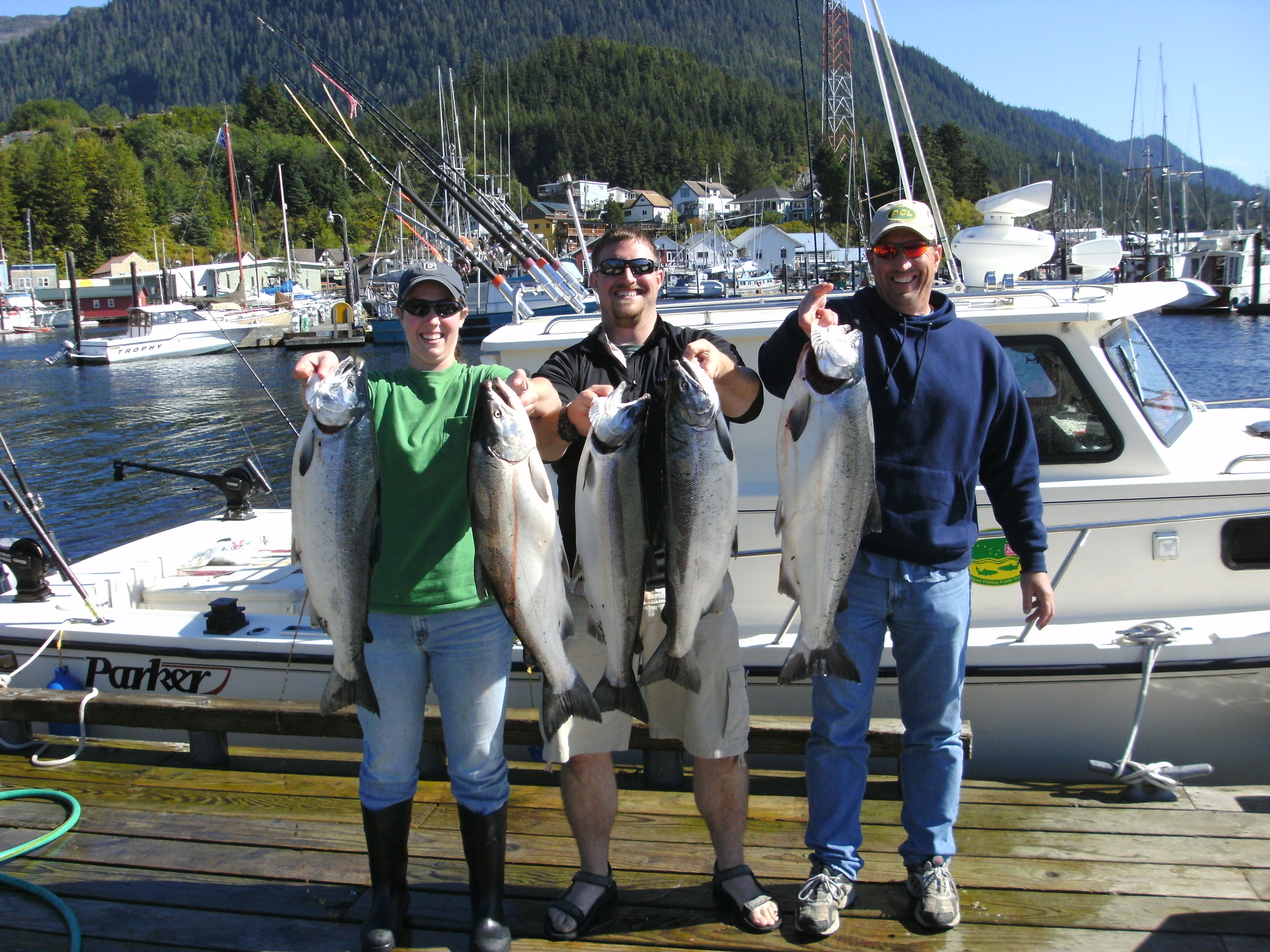 September silver fishing in Ketchikan Alaska