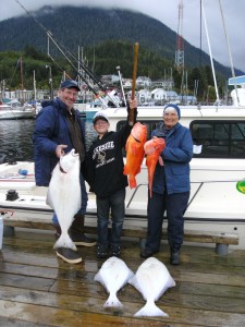 Bottomfishing for Halibut with captain Jim